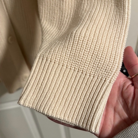 NWOT Wol Hide Collared Cotton Cardigan size S/M - Picture 9 of 14